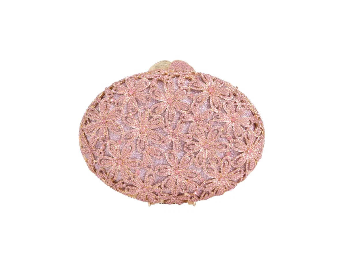Fleur Crystal Clutch