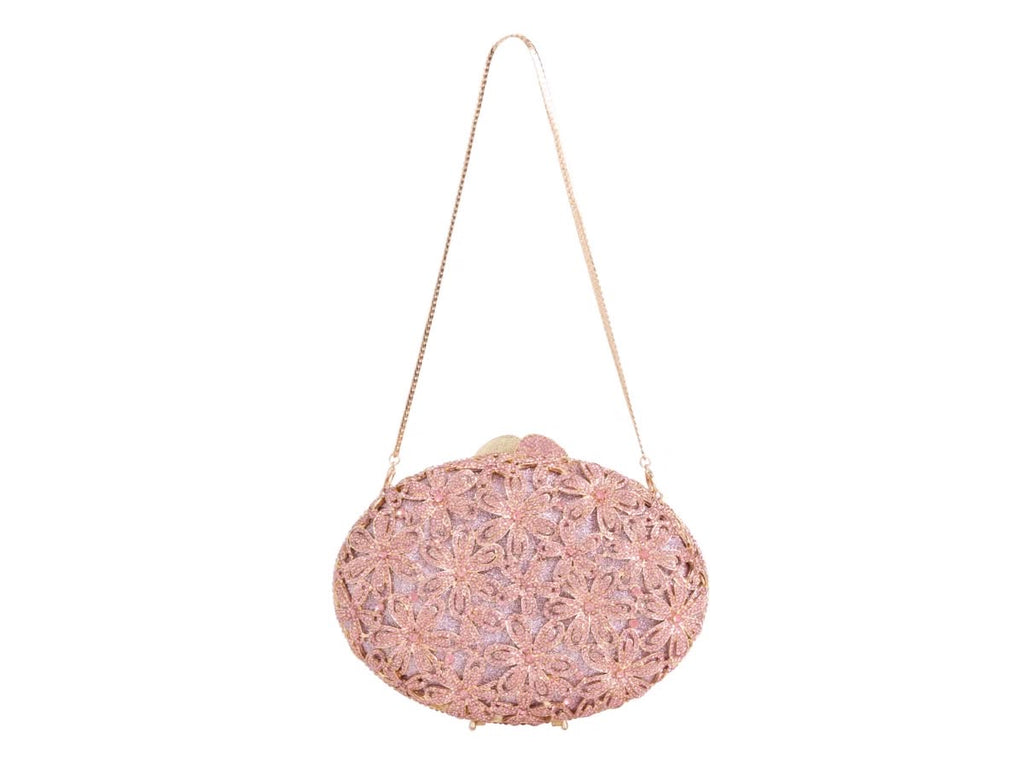 Fleur Crystal Clutch