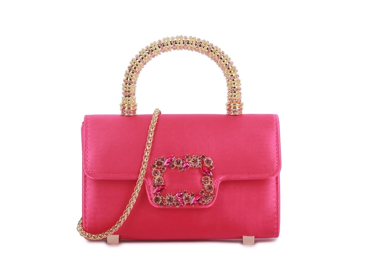Rhinesone Handle Bag