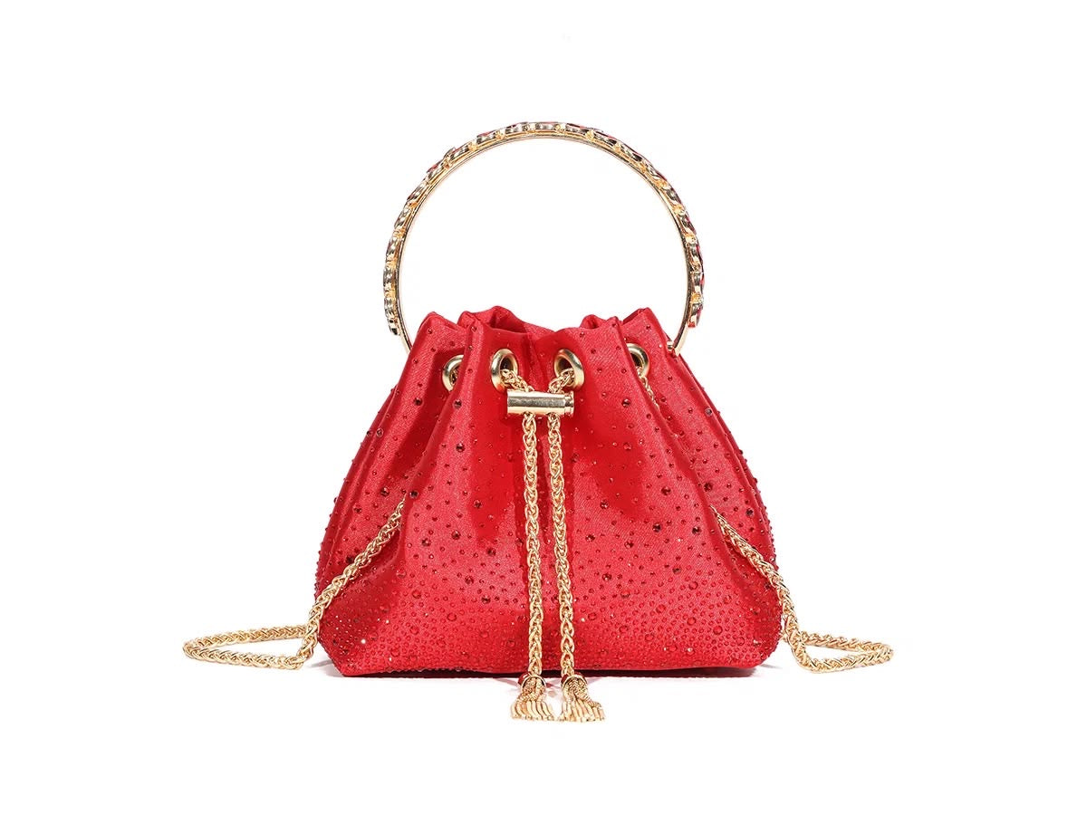 Lumière Crystal Bucket Bag