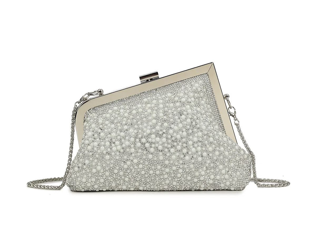 Pearl & Rhinesone clutch
